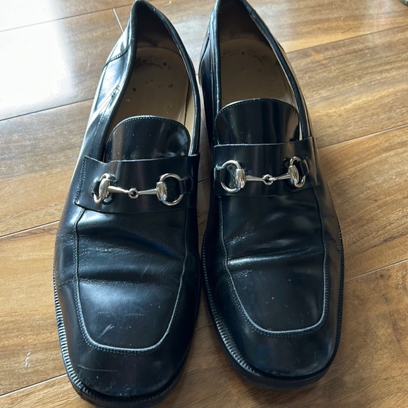 Gucci Leather Loafers - 11.5 - Picture 1 of 4
